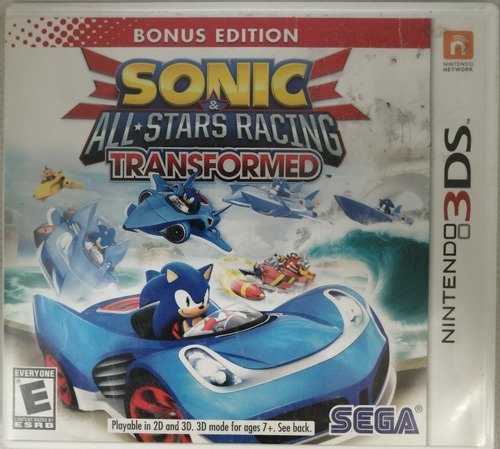 Sonic All Stars Racing Transformed / N3ds / *gmsvgspcs* (Reacondicionado)