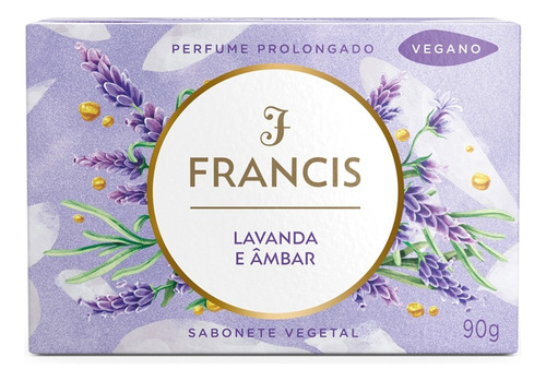 Sabonetes Francis Lavanda E Âmbar Kit C/24