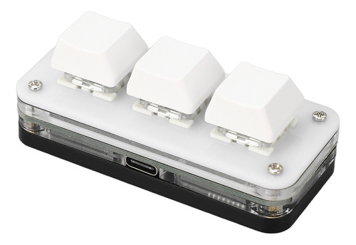 Mini Teclado Usb De 3 Teclas, Macro Programável Para Jogos M