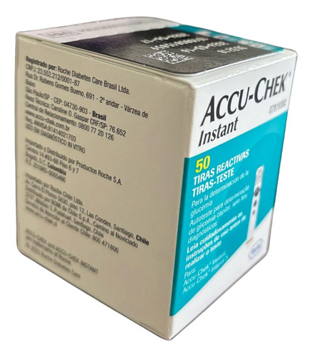 Accu Chek Instant Caja Con 50 Tiras Reactivas Roche