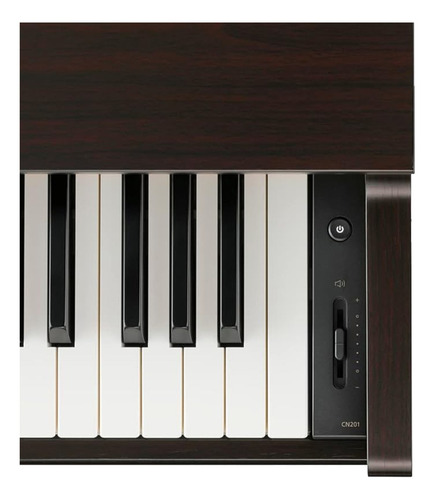 Piano Digital Kawai Cn201 Rosewood 88 Teclas Acción Martillo Color Marrón Oscuro