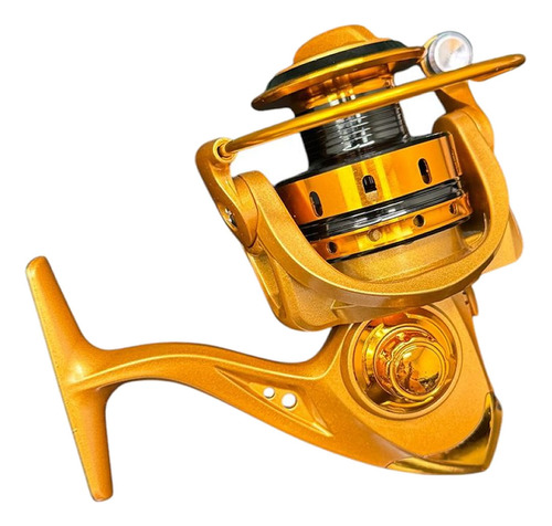 Pesca Pesada Molinete Marin Mr 5000 2 Linhas Cor Dourado