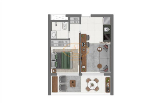 Apartamento Com 1 Dormitório(s) Localizado(a) No Bairro Bela Vista Em São Paulo / São Paulo - 6790:917442