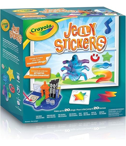 Crayola Jelly Stickers Crea Pegatinas Incluye Kit Repuesto