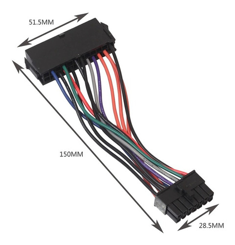 Cable Adaptador De Fuente Lenovo 24 A 14 Pines 15cm