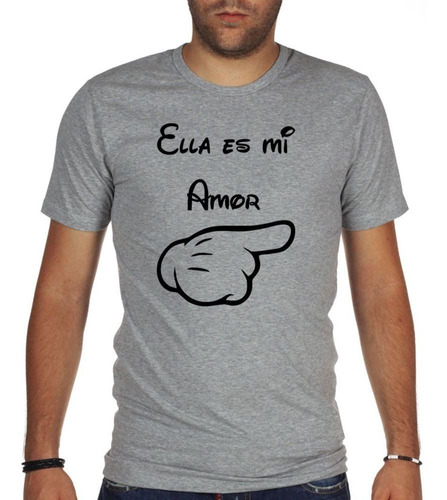 Remera De Hombre El Ella Es Mi Amor Enamorados M1