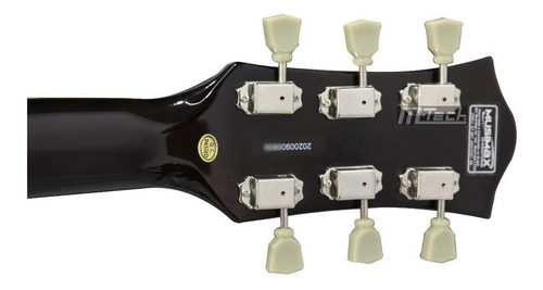Imagen 5 de 5 de Guitarra eléctrica Strinberg LPS Series LPS280 de caoba transparent black brillante con diapasón de madera técnica
