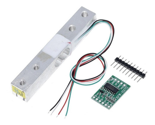 Celda De Carga De 1kg Y Modulo Amplificador Hx711 Cdmx Elec