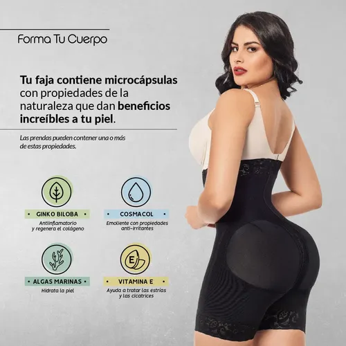 Faja Short Levanta Glúteos Broches Reloj De Arena O-077 | Envío gratis