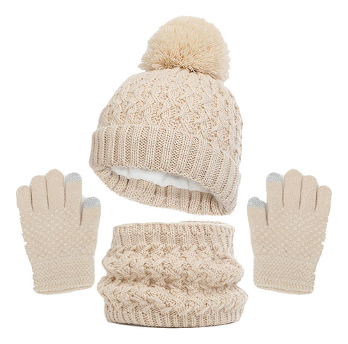 Muyier Gorro De Punto For Niños, Bufanda Cálida, Guantes De