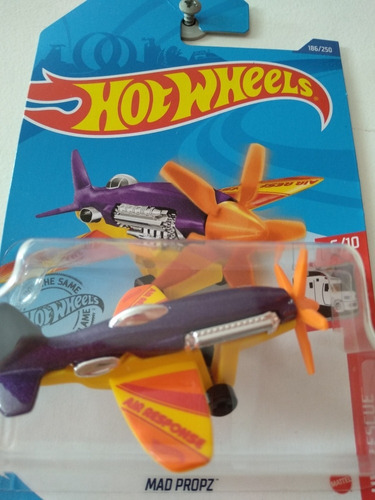 Avión Colección Hot Wheels Mad Propz Hw Rescue Mattel 