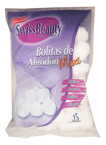 Swiss Beauty Bolitas De Algodón Maxi 25u