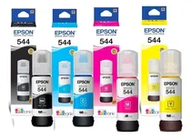 Comprar Kit 04 de recarga de tinta para impresora T544 L3110 L3150 L3250 Orig. Tinta de color