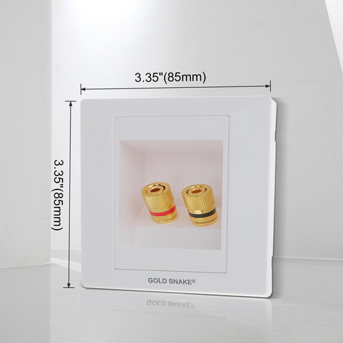 2 De En Enchufe Plátano Audio Licencia De Pared Altavoces