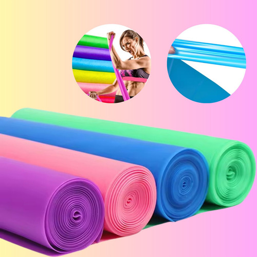 Kit 3 Faixas Elástica Thera Band Exercício Fisioterapia Yoga Inboxmobile Acessorios