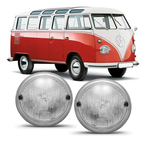 Par Pisca Dianteiro Kombi 68 69 70 71 72 73 Redondo Cristal