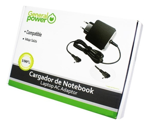 Cargador Noteb Gral Power Para Dell 19.5v 3.34a 7.4mmx5.0mm