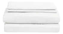 Comprar Blancos Azteca sábanas matrimoniales Ultra Suaves color blanco diseño de la tela liso