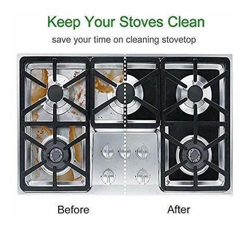 Set De 8 Protectores De Quemadores De Estufa A Gas
