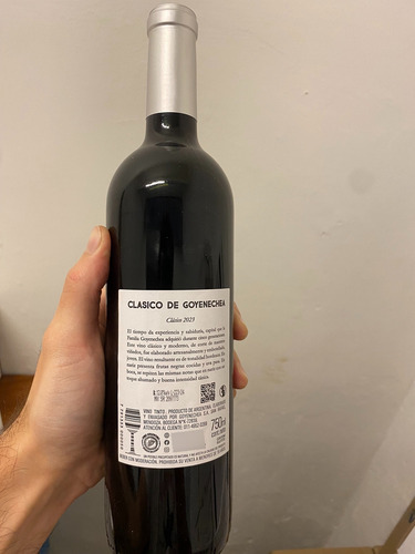 Vino Tinto Clásico De Goyenechea Merlot Syrah - Pack X 6u