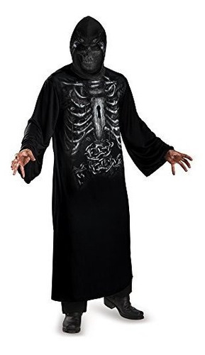 Disfraz 74296g Reaper Capucha Imprimir Robe - Traje De Niño,