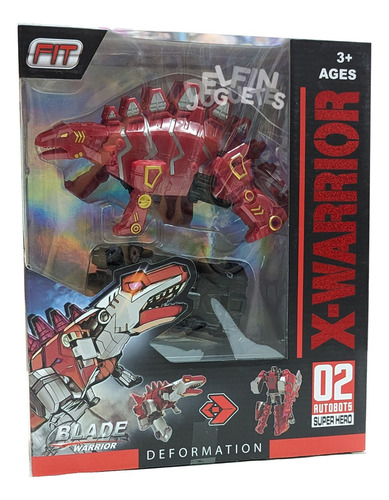Robot Transformer Dinosaurio Stegosaurus X-warrior Blade #02