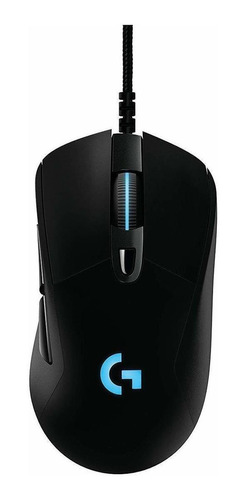 Imagen 1 de 3 de Mouse gamer de juego Logitech  G Series Hero G403 negro
