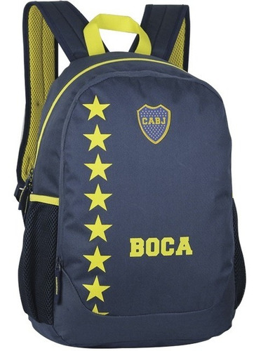 Mochila Boca Juniors Licencia Oficial Escolar Futbol 17.5''