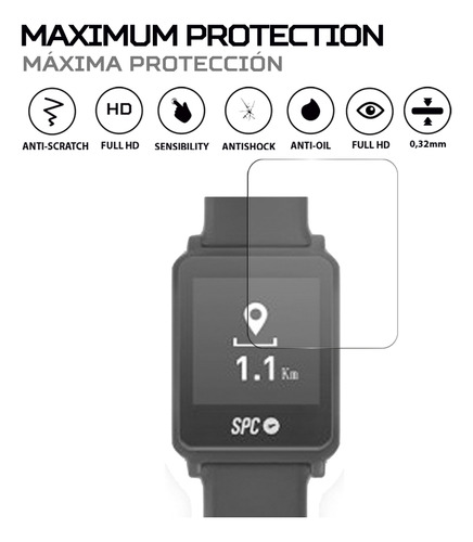 Protector Pantalla Antishock Para Spc Smartee Training 9616t