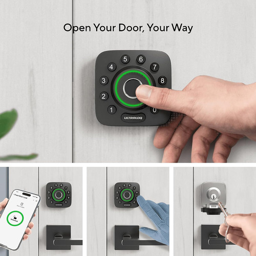 Ultraloq U-bolt Pro Smart Lock, 7 En 1 Cerradura De...