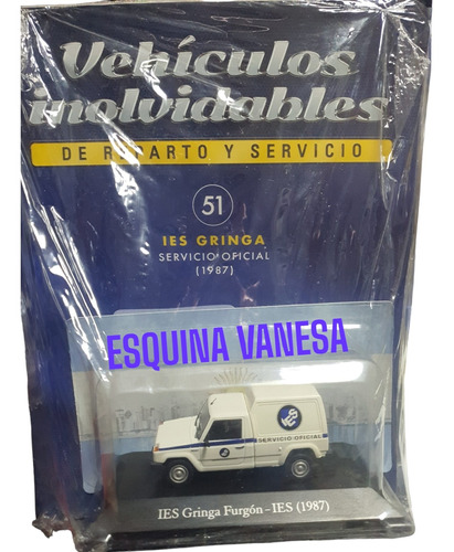 Ies Gringa Furgon Ies Servicio 1987 Escala 1:43