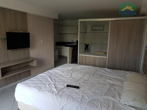 Imagem 4 de 15 de Flat Mobiliado À Venda - Praia Do Cabo Branco - João Pessoa - Pb - Fl0062