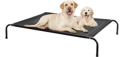 Cama Refrescante En Altura Para Perros Gatos Elevada,l Talla