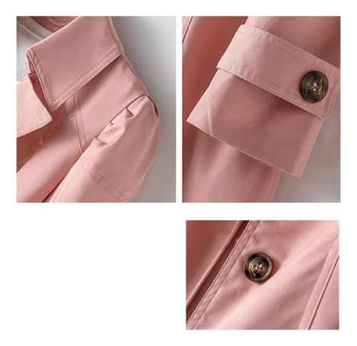 Gabardina Larga De Gabardina Para Mujer