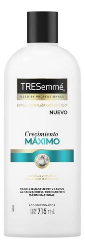 Tresemmé Acondicionador Sin Parabenos Crecimiento Máximo Con