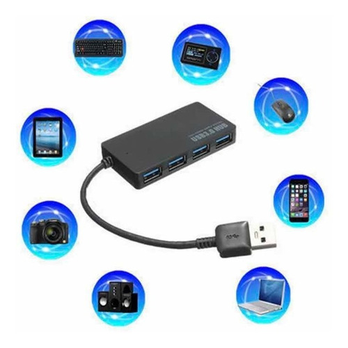 Hub Multiplicador De Puertos Usb X4 Usb 3.0