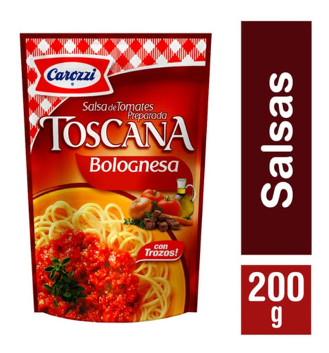 Carozzi Salsa De Tomate Toscana Bolognesa 200 Gr