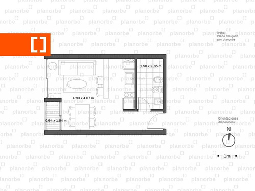 Venta De Apartamento Obra Construcción Monoambiente En Malvín, Nostrum Malvín Unidad 1102
