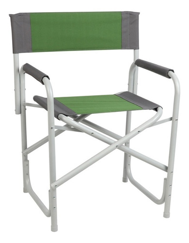 Silla Plegable Waterdog 9520 Playera Camping Director 120kg Color Verde