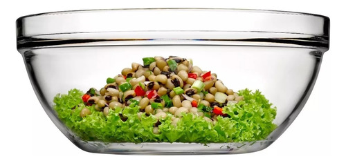 Tazón Bowl Ensaladera De Vidrio Para Cocina 4 L