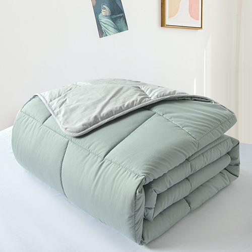 Imagen 9 de 9 de Acolchado Edredon Reversible Brick 1 ½ C/ Funda De Almohada