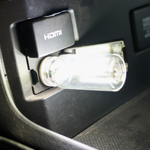 Luz Nocturna Usb Con Forma De Botella De Vidrio, Lámpara Led
