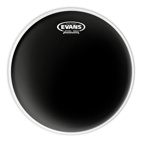 Parche De Tom 13 Serie Black Chrome Clr Negro Evans Tt13chr