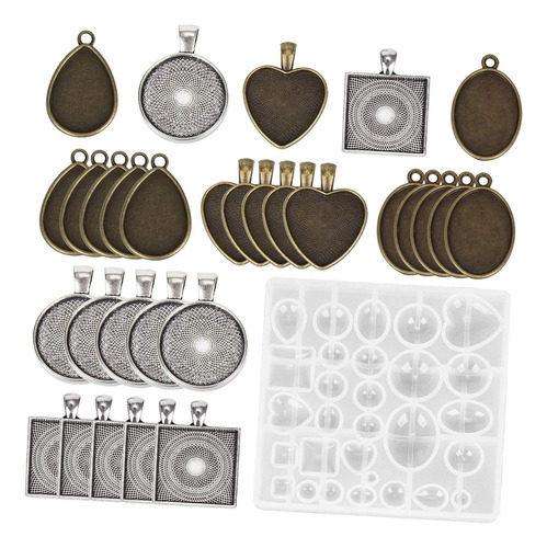 Abalorios Con Base Colgante For Hacer Joyas, Manualidades,
