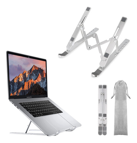 Soporte Para Laptop Escritorio Portatil Plegable Aluminio 9