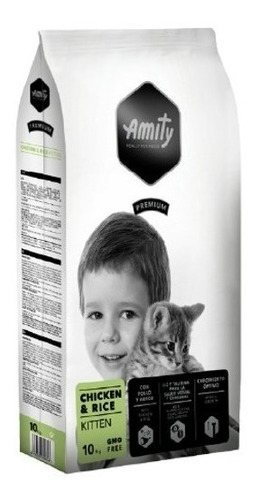 Amity Chicken & Rice Cats  Alimento Premium Para Gatitos