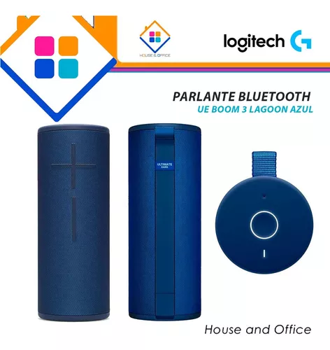 Logitech UE BOOM 3 Wireless Bluetooth Speaker, Lagoon Blue - Multitronic