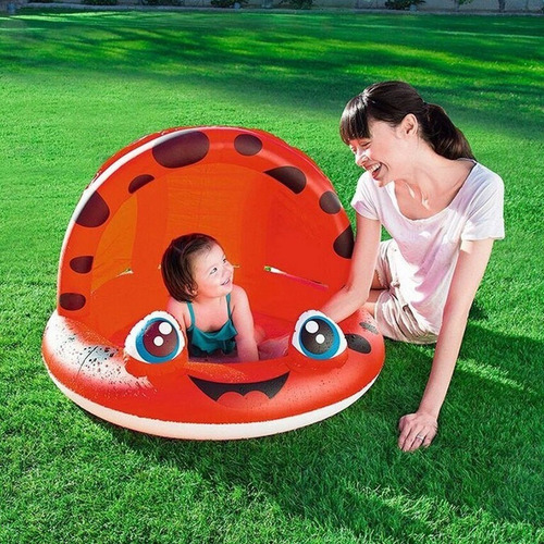 Imagen 4 de 6 de Pileta Para Bebe Bestway 52189 Con Techo Y Proteccion Uv