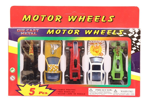 Juguete Carrito Carros Deportivos Para Jugar Niños 5 Color Multicolor Mixto