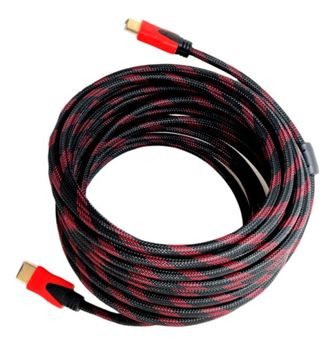 Cable blindado HDMI-M X HDMI-m 3mt 1.4c con malla y filtro